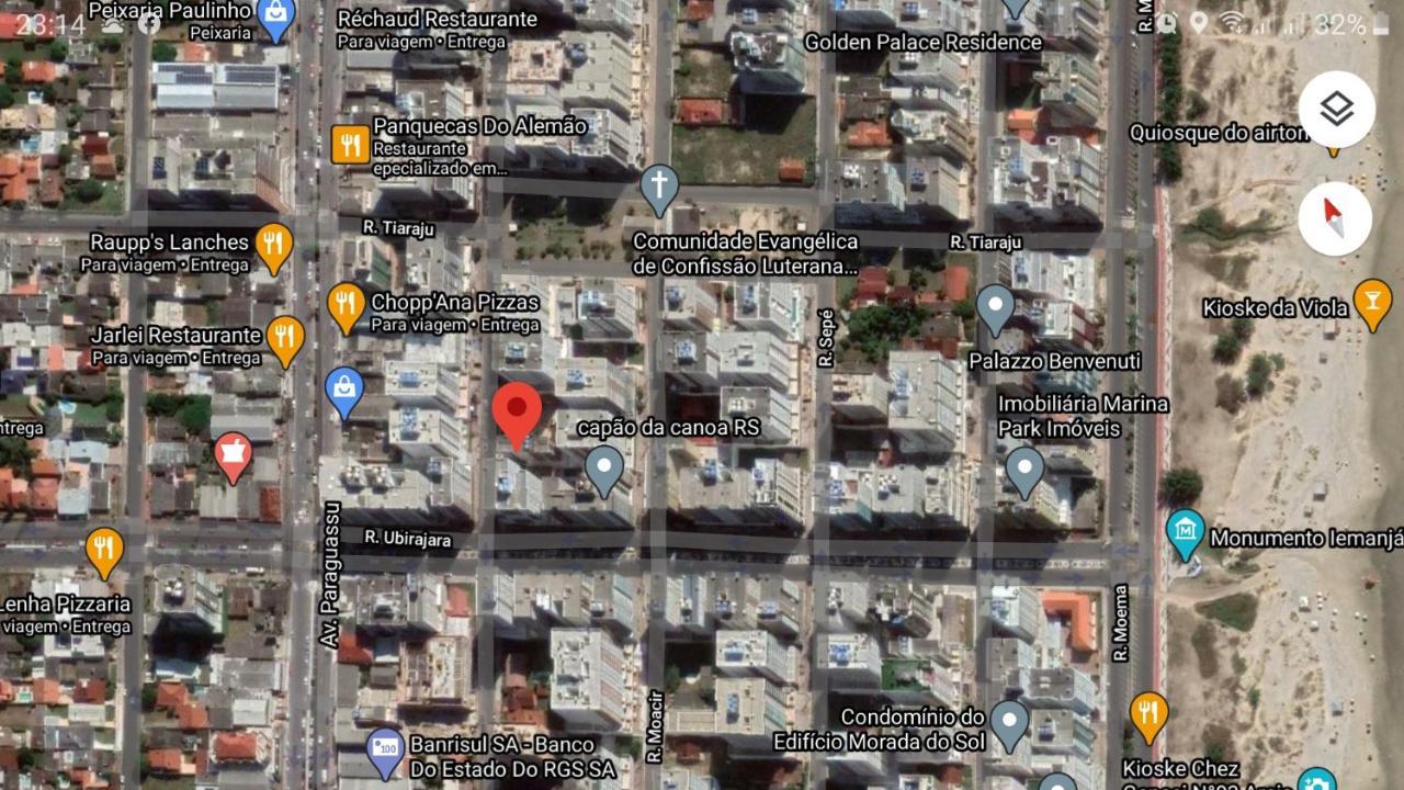 Apartamento Temporada Edificio Silviane Gomes Capão da Canoa Dış mekan fotoğraf
